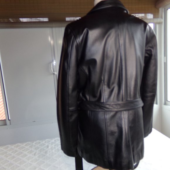 Wilson Leather Jacket Small Black - Picture 6 of 8